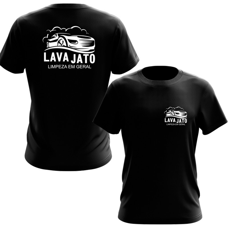 Camiseta Lava Jato Lava Rápido Uniforme Profissional
