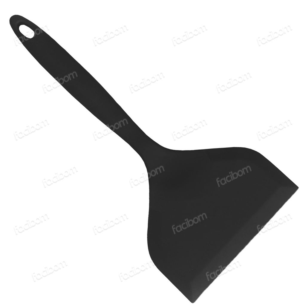 Espátula De Silicone Grande Preto Para Cozinha em Oferta na Shopee