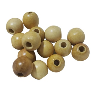 Bolinha de Madeira Natural Conta Artesanato Olho 27 mm 50/100 unid. em Oferta na Shopee