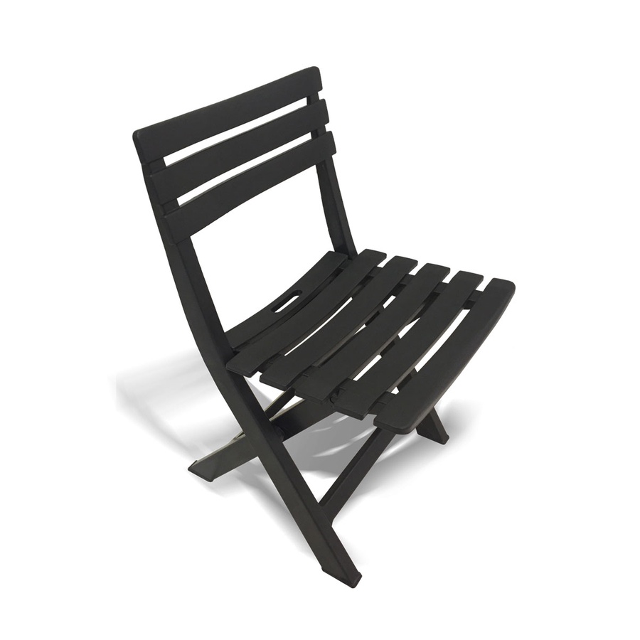 Cadeira Dobrável Plástica Preta P/ Restaurante Bares 25671 Arqplast