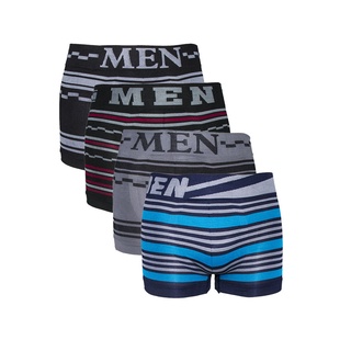 Kit 4 Cuecas Boxer Microfibra Sem Costura Infantil Men