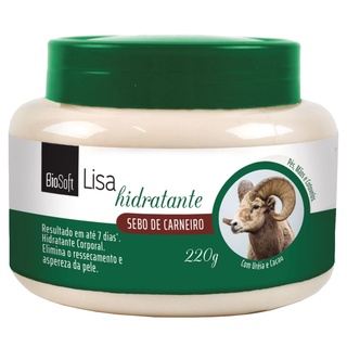 Creme Hidratante Sebo de Carneiro 220g Biosoft