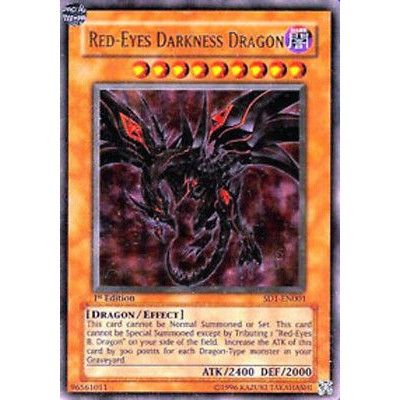 Yugioh Red-eyes Darkness Dragon - Sd1-en001 - Ultra Rare