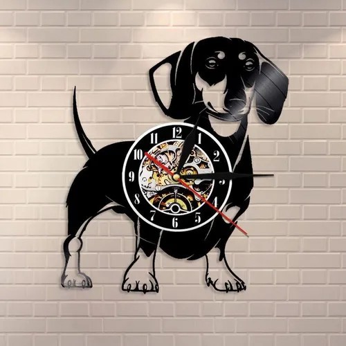 Cachorro 10 - Relógio Disco De Vinil Decoração
