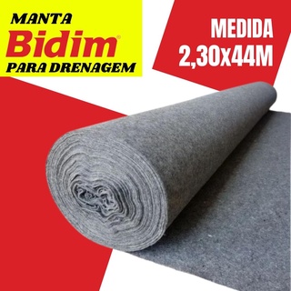 Manta Bidim Geotexil 100 M2 P/ Drenagem Amanco (drena Solo)