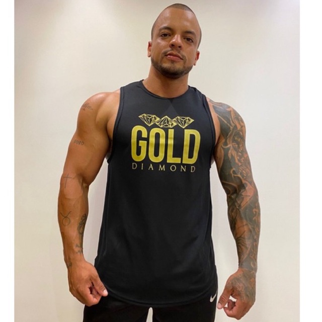 Regata Masculina Cavada Fit Gold Diamond