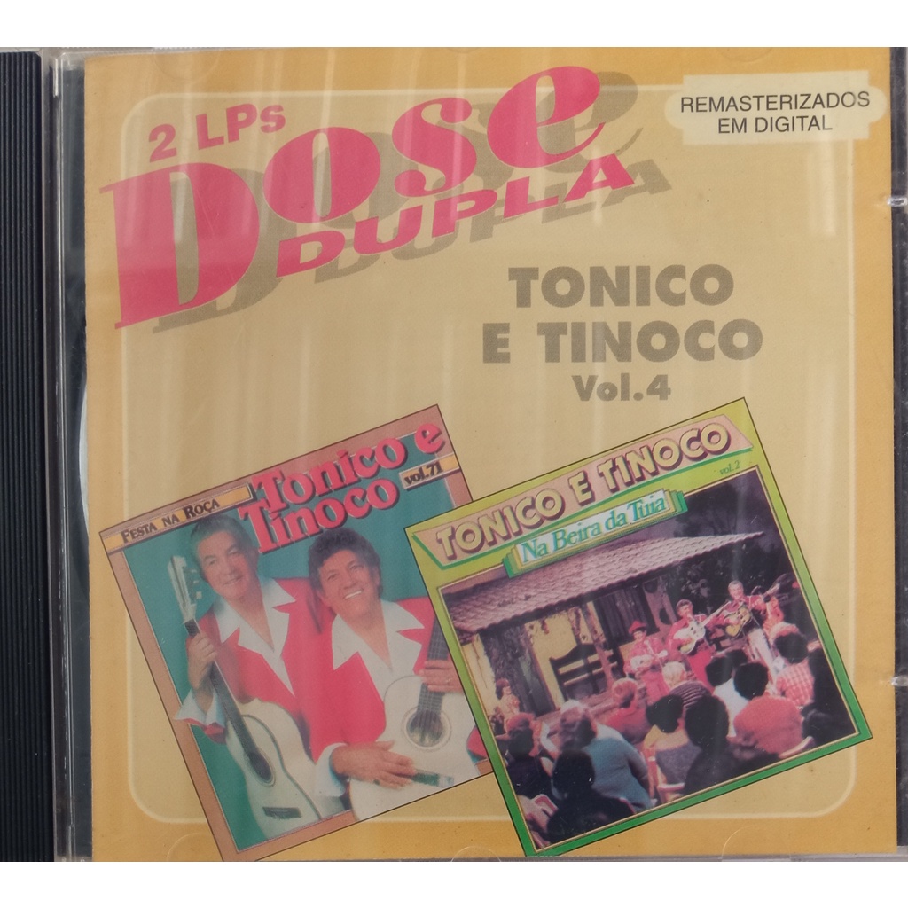CD DOSE DUPLA TONICO E TINOCO VOL.4 2 LPS