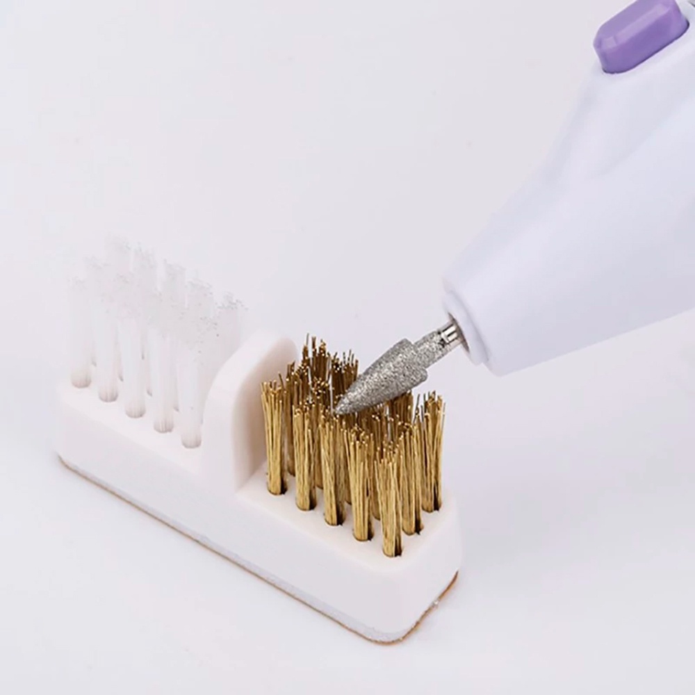 Escovinha de Aço para Limpeza de Broca e Pincéis - Nail Art