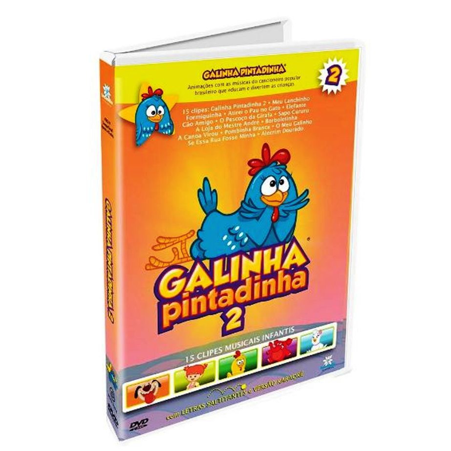 Colecao Infantil Galinha Pintadinha 4 Dvds Box Shopee Brasil