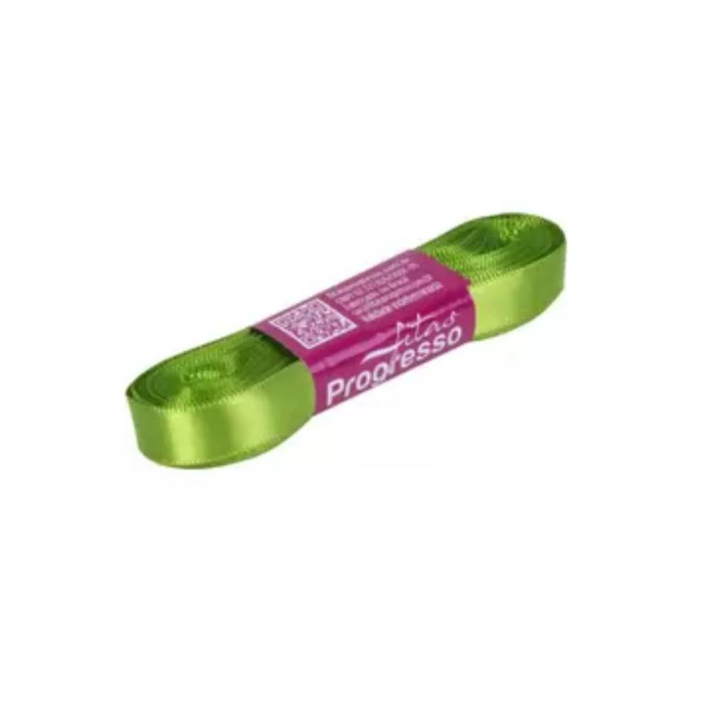 Fita de Cetim Progresso 7mm nº1 - 10m 677 Verde Folha - 1un