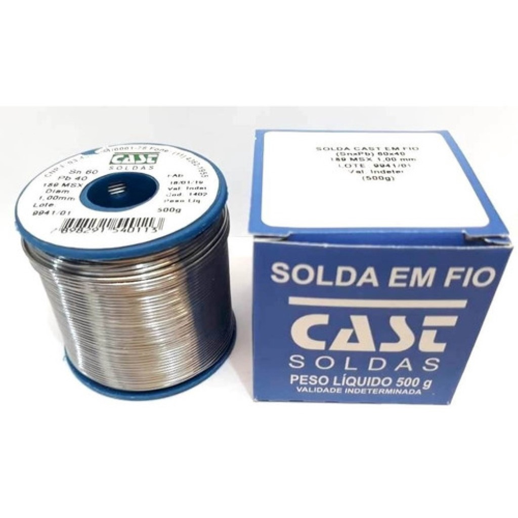 Rolo de Solda Estanho Carretel M15 azul Cast 500G em Oferta na Shopee