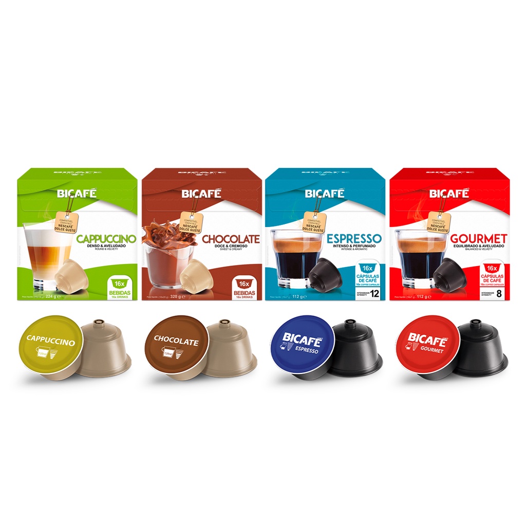 Kit 64 Cápsulas Bicafé P/ Máquinas Dolce Gusto* em Oferta na Shopee