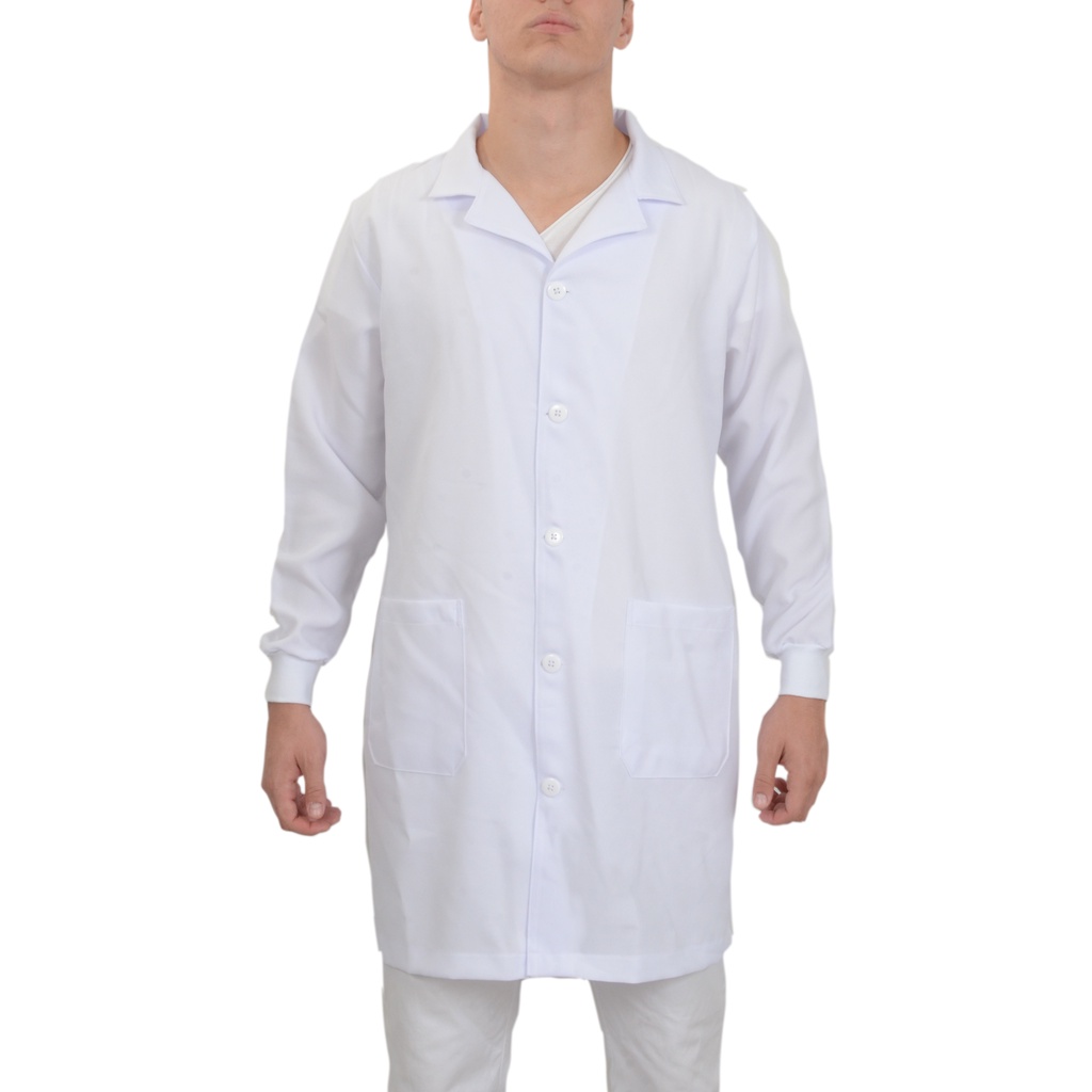 Jaleco Masculino Oxford Manga Longa