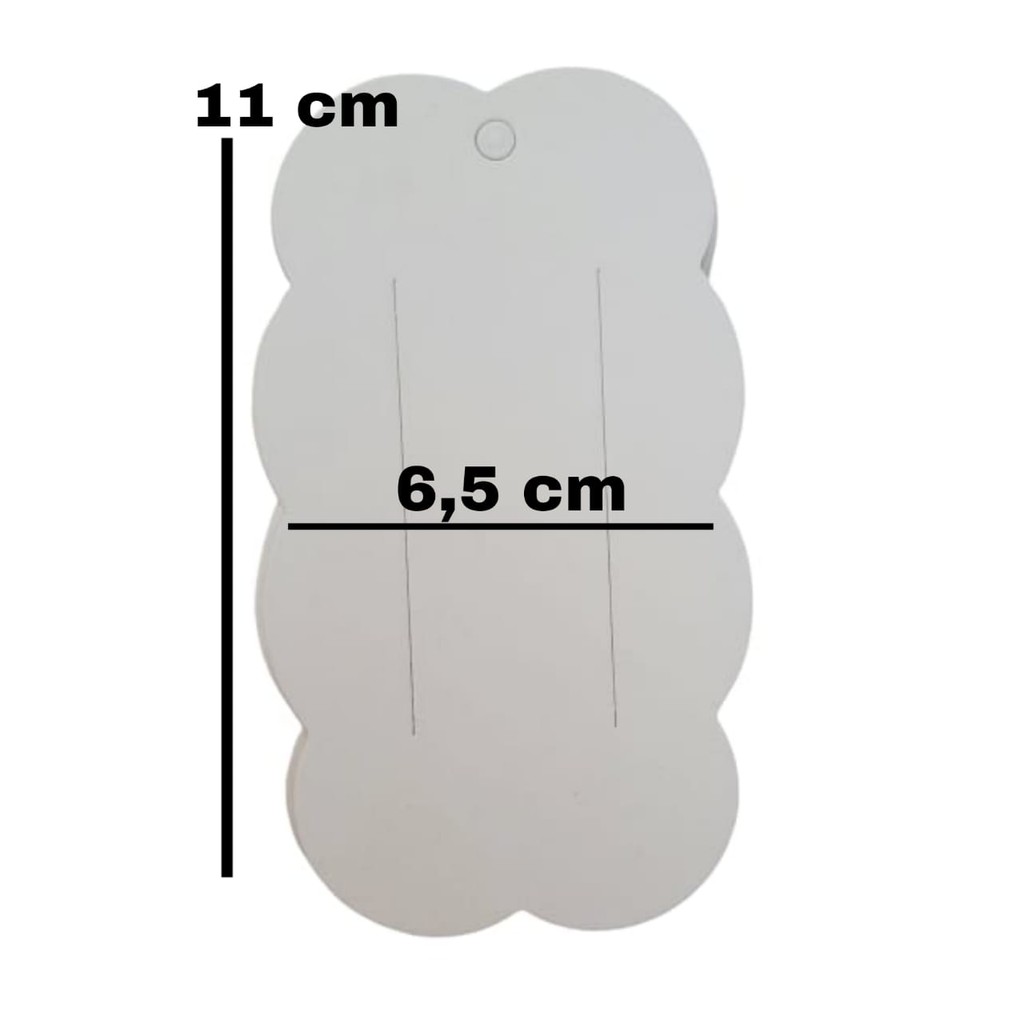 Embalagem Nuvem para 2 Laços Tag para Hair Clips e Bico de Pato em Oferta na Shopee