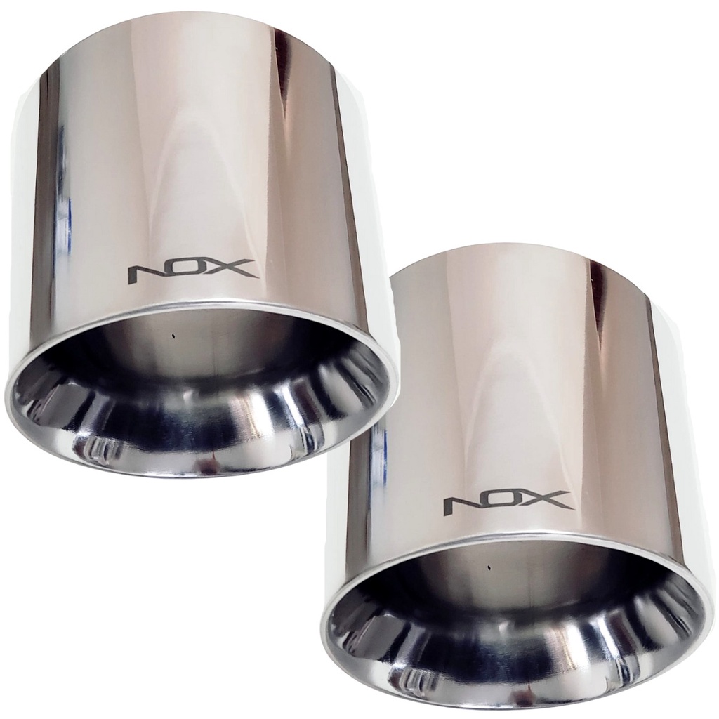 2 Ponteira Esportiva Tsr Inox 4 Polegadas Golf Gti Mk7