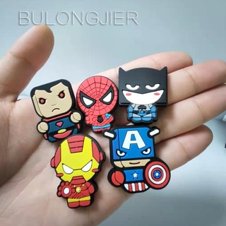 Croc encantos de sapatos Pins Marvel Com Botão