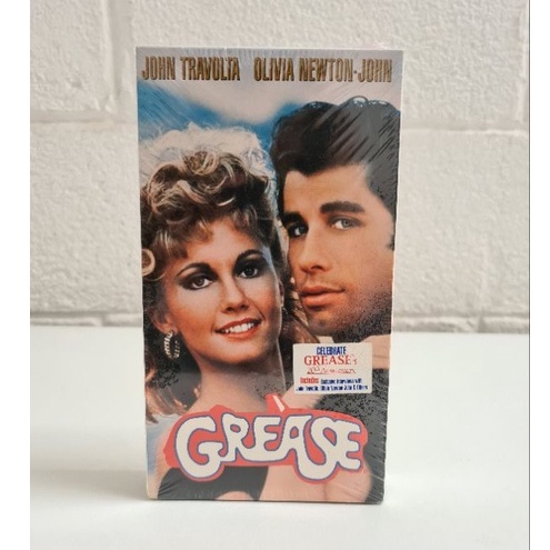 Vhs Grease - Nos Tempos Da Brilhantina (ed. Comemorativa Remasterizada - Americano) Lacrado