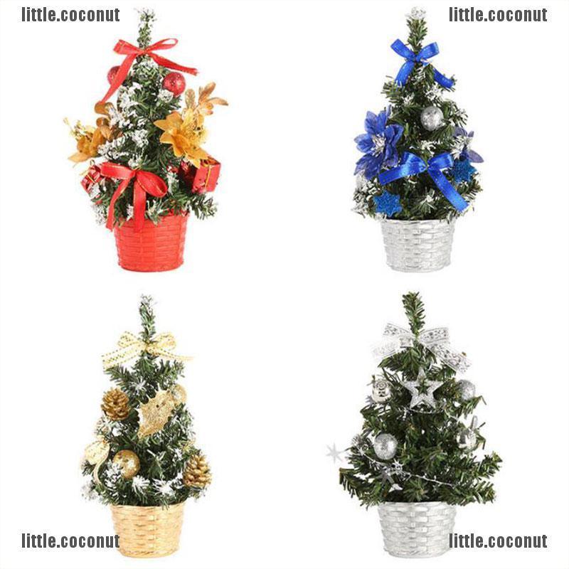 Coco Mini Árvore De Natal De 20cm / Decoração De Árvores De Natal Pequenos  / Pequenos / Pinhos / Colocar No Desktop | Shopee Brasil