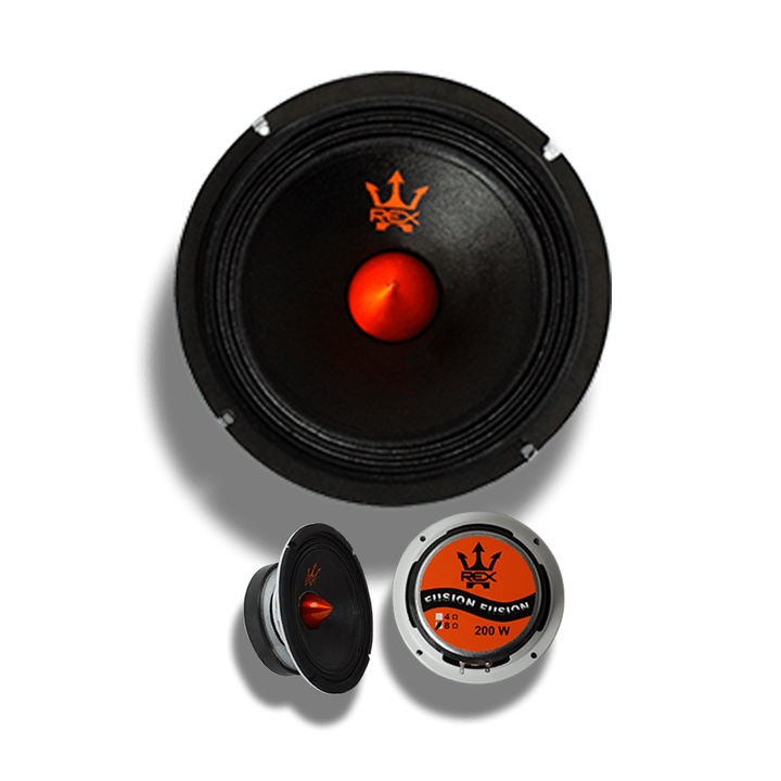Par Alto Falante Magnum Rex Fusion Woofer 200W Rms 6 Polegadas 4 ou 8 ohms