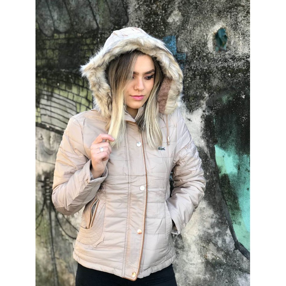 jaqueta feminina peluciada por dentro