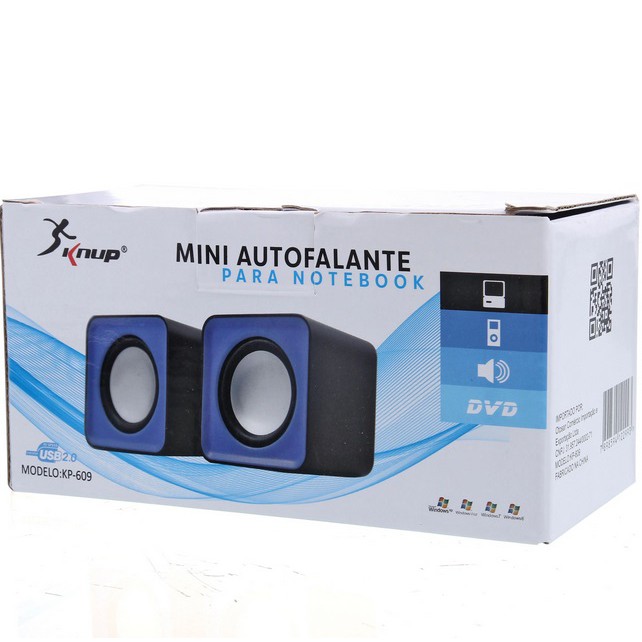 Mini autofalante para notebook = Caixa de Som USB Universal
