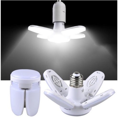 Lâmpada Bulbo LED Pétalas 60W Dobrável Ajustável Multi-Ângulos ...