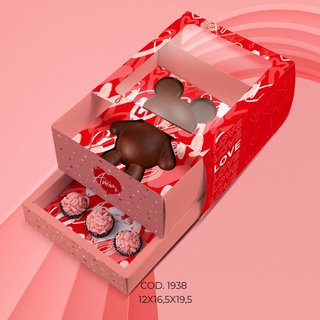 5 Caixas de páscoa Gaveta Para 9 doces e Urso de Chocolate. pascoa 2025 Cód. 1938 em Oferta na Shopee