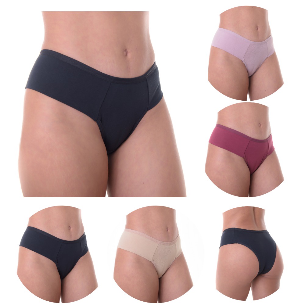 Kit 4 Calcinha Cós Alto Calçola Algodão Conforto Plus Size