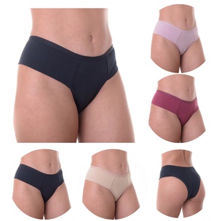 Kit 4 Calcinha Cós Alto Calçola Algodão Conforto Plus Size