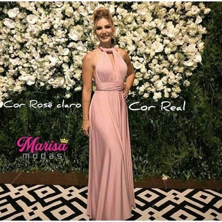 Perfect circuit all the best vestido madrinha Rose multiformas casamento e rosa chá várias formas de  usar | Shopee Brasil