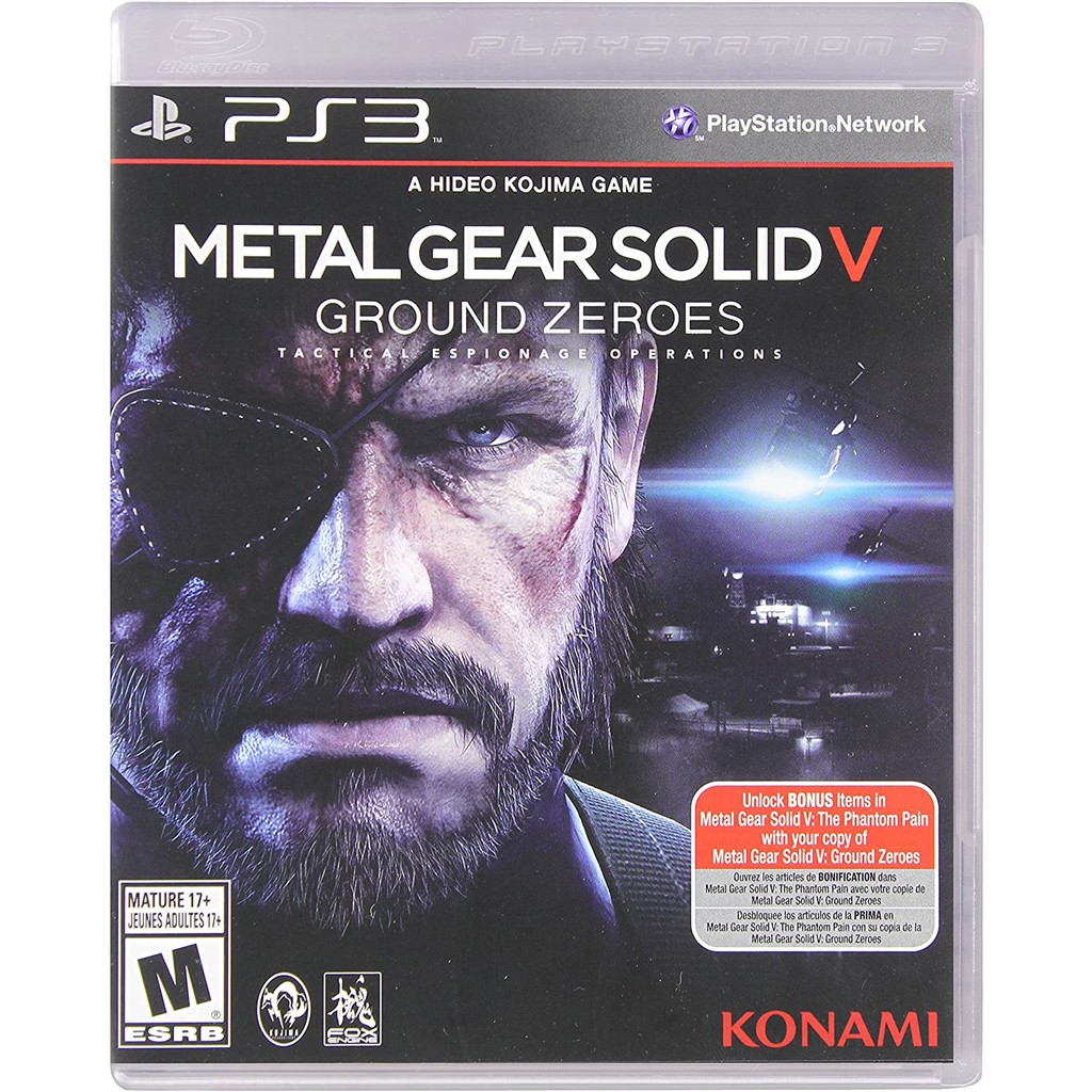 Metal Gear Solid V Ground Zeros Ps3 legendado português