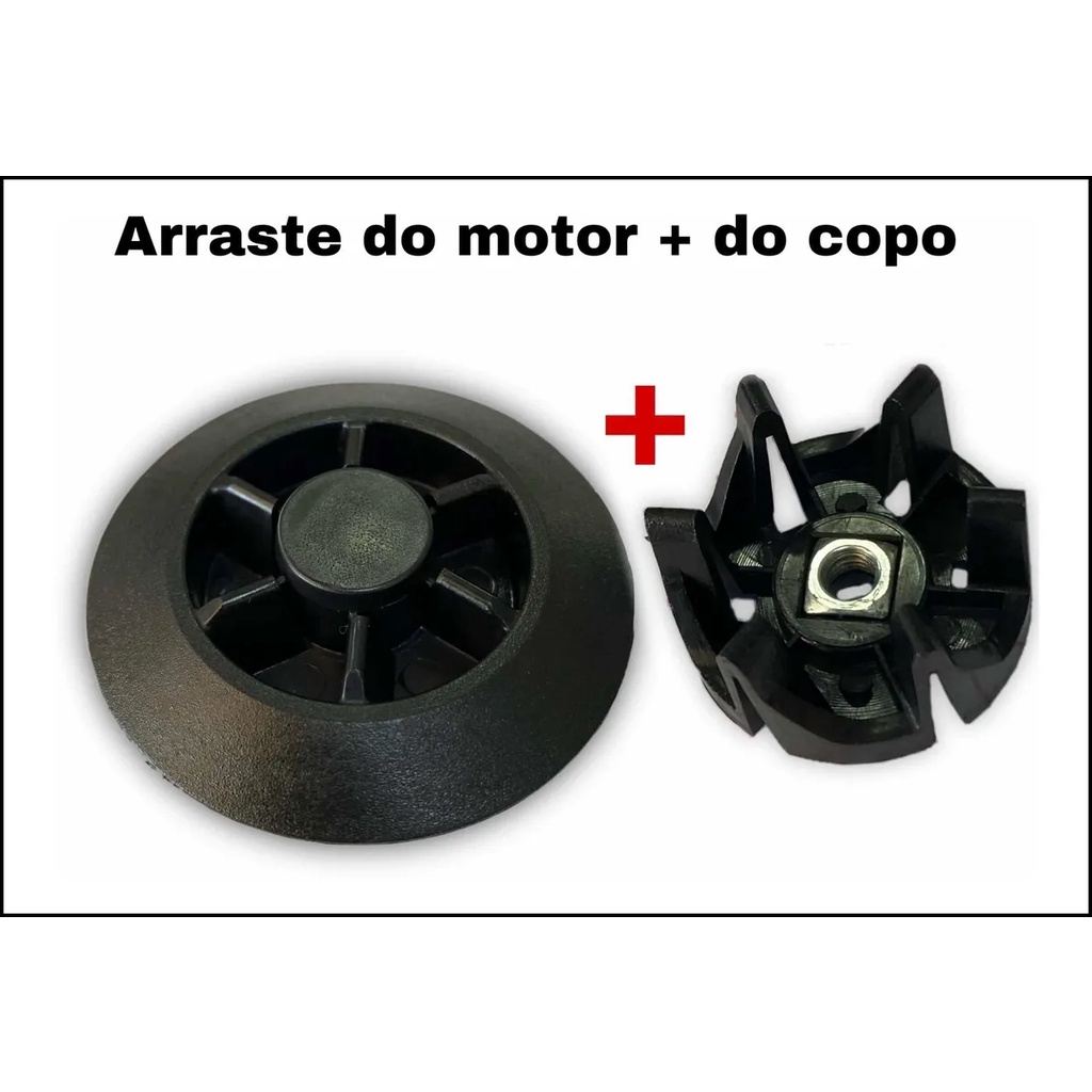 Arraste Copo + Motor Liquidificador Mondial Power L-1000