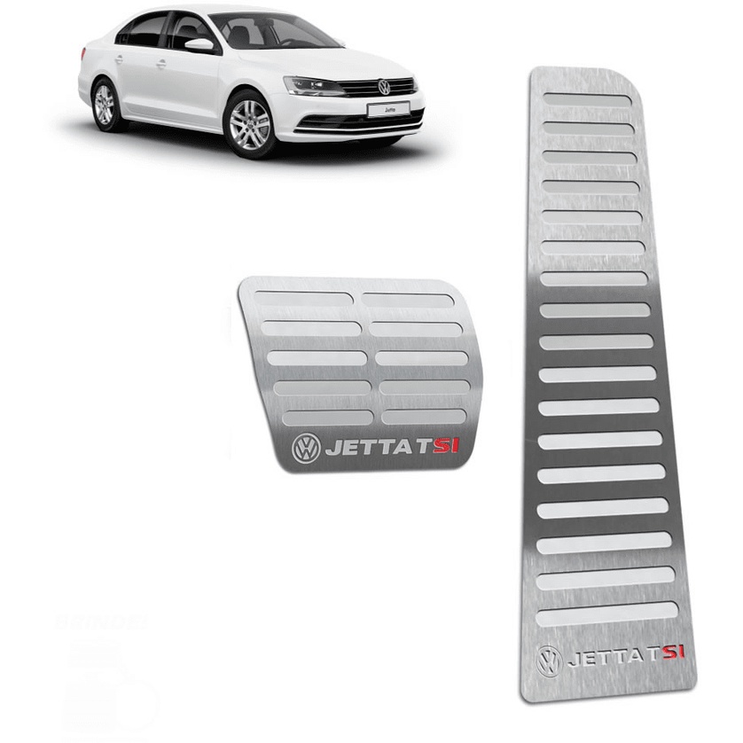 Pedaleira Jetta TSI (SI) 11/18 Automático Aço Inox - Não fura o pedal em Oferta na Shopee
