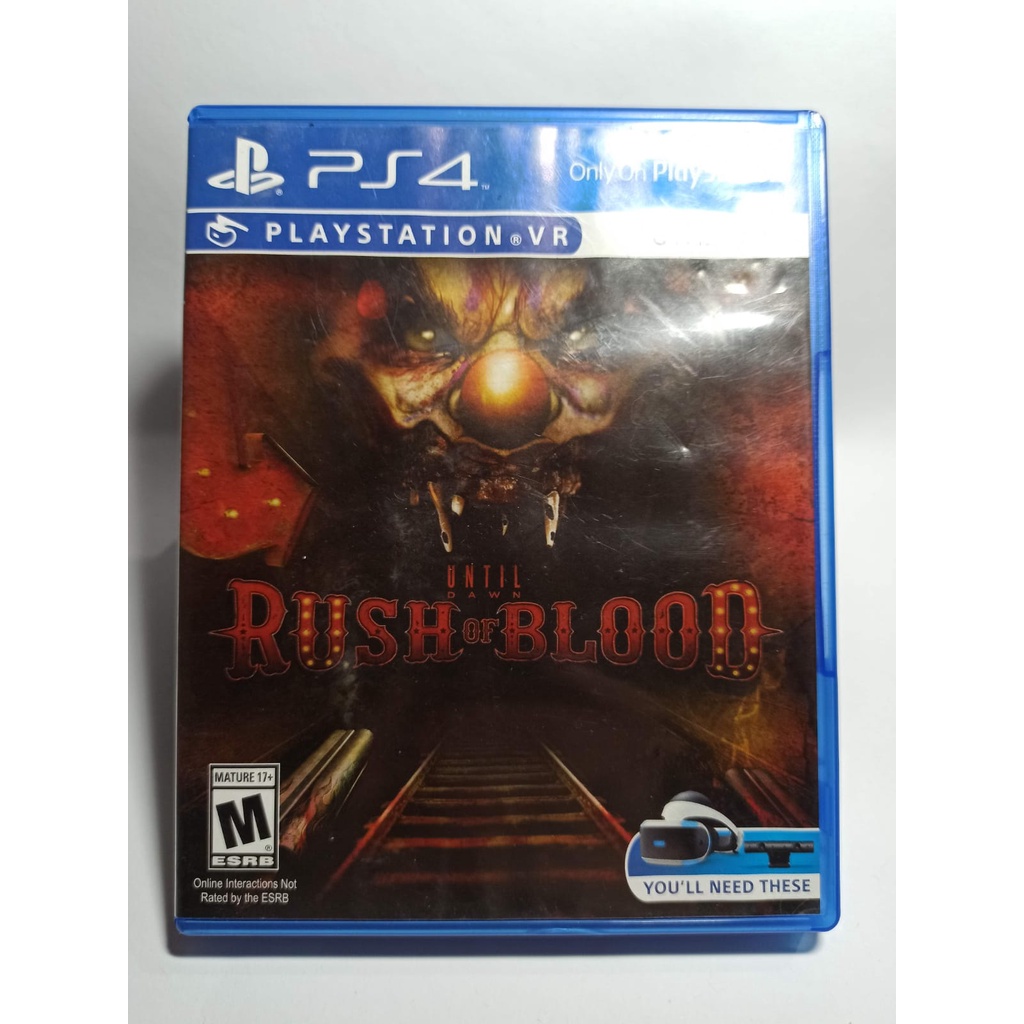Until Dawn Rush of Blood PS4 Midia Fisica