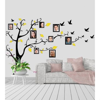 Adesivo Decorativo Árvore Genealógica Porta Retrato Amarelo em Oferta na Shopee