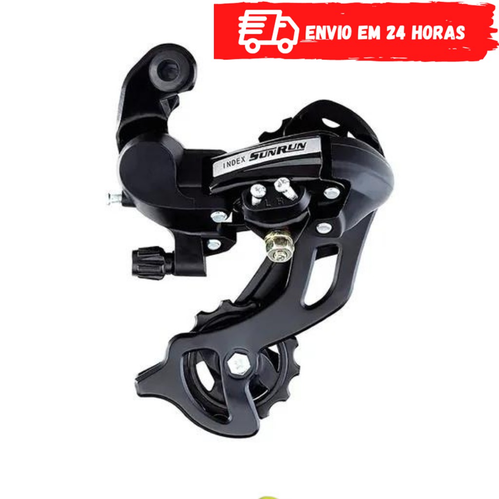 Câmbio Traseiro Gta 8v Index Cage Médio Sem Gancheira Mtb 24v Passador