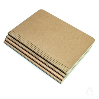 CADERNO KRAFT | Insert Traveler A5 | Pontilhado, Pautado, Quadriculado e Liso | Sketchbook em Oferta na Shopee