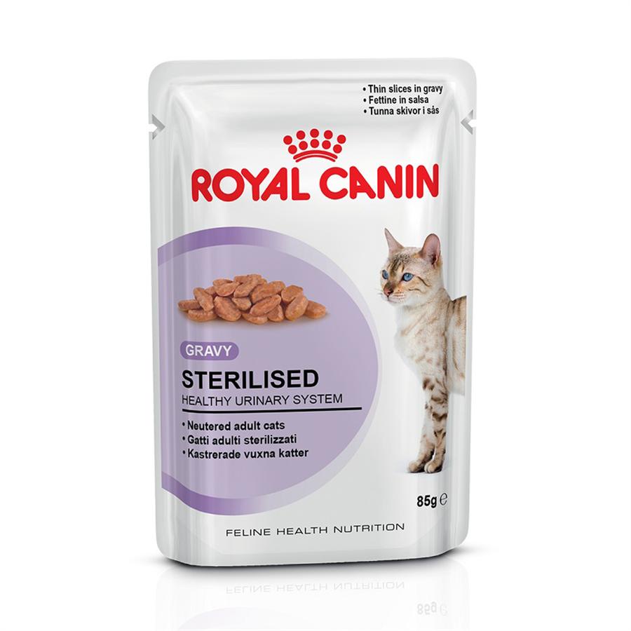 Ração Úmida Royal Canin Gatos Sache Sterilised Wet 85G em Oferta na Shopee