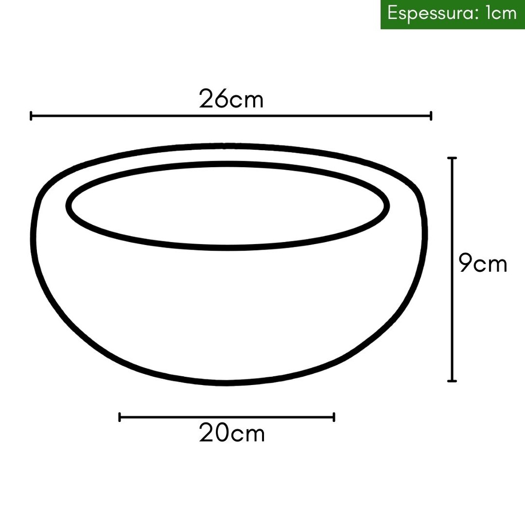 Vaso para Arranjo de Suculentas em Cerâmica cor Palha 26cm · foto 2