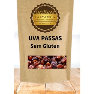 Uva Passa Preta Sem Semente - 100g ou 250g ou 500g - Sem Glúten Sem Açúcar