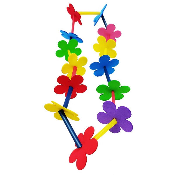Kit50 Colar Havaiano G Colorido Festa Eva Petshop Cão e Gato