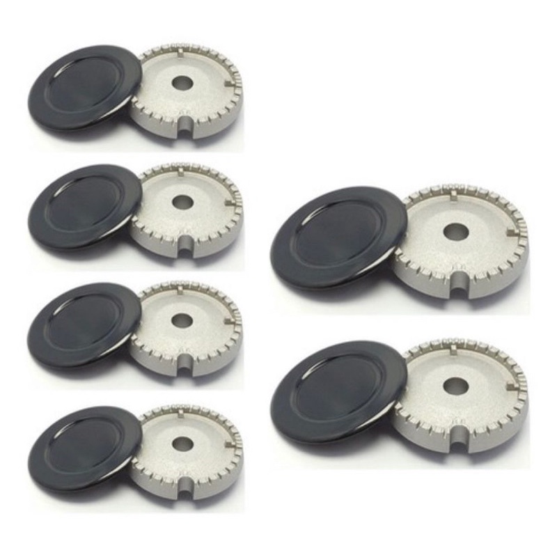 Kit Queimador + Espalhador Tampinha Fogão Brastemp 6 Bocas (BACIA EVA 2/4)