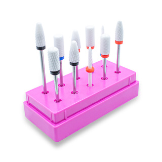 Suporte Para 10 Brocas Lixadeira Elétrica Organizador Rosa em Oferta na Shopee