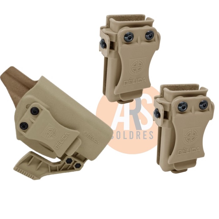 Kit Coldre Velado G2C + 2 Porta Carregador Universal Velado - Coyote