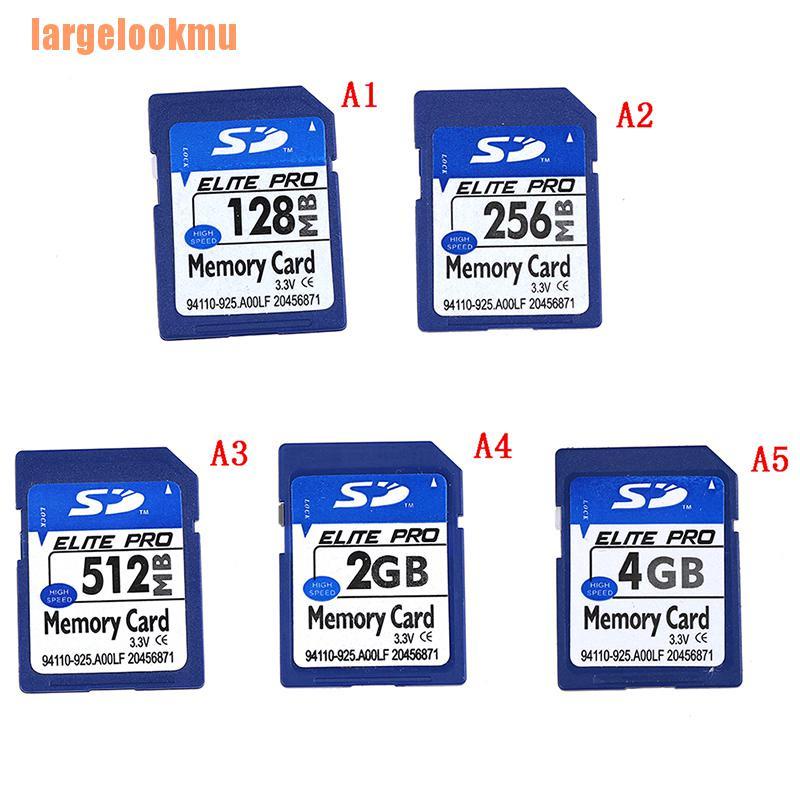Cartão digital De Memória Padrão Grande Kmu > 128MB 256MB 512MB 2GB 4GB SD