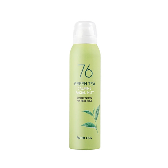 farmstay 76 green tea calming facial mist 120g