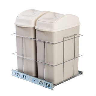 Lixeira Telescopica Deslizante Dupla 20,5 Lt Embutir Cozinha em Oferta na Shopee