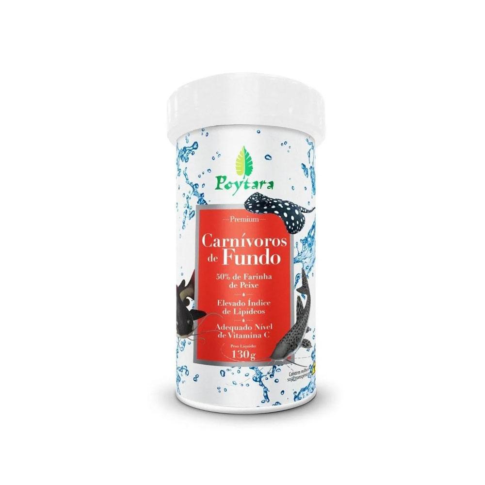 Ração Poytara Carnivoros De Fundo 130g