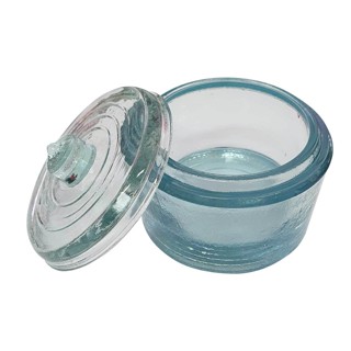 Pote Paladon de VIDRO com tampa - colorido ou incolor em Oferta na Shopee