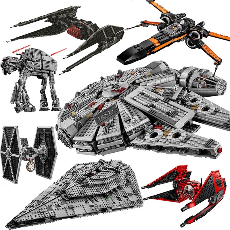 Star Wars Millennium Falcon Block Set Compatível Com Lego Modelo Blocos De Construção Brinquedos Para Crianças
